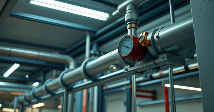 Tubulação de gás predial segura e eficiente para sua construção